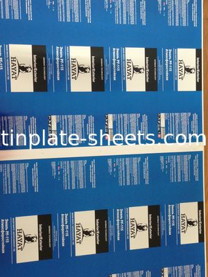 ASTM624 Standart 4 Renkli Baskılı Konserve 0.15m-0.40mm kalınlığı T2.5-T5