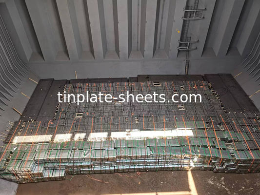 İyi Kaliteli Teneke Yaprakları 2.8/2.8 JIS G3303 Standart T3 T5 DR8 2.8/2.8 STONE FINISH Elektrolitik Teneke Yaprakları