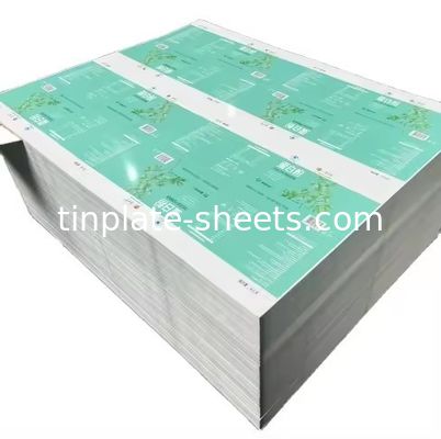 Pas Direnci Baskılı teneke levha Genişliği 512mm-1100mm Yüksek Güçlü T3 T4 T5