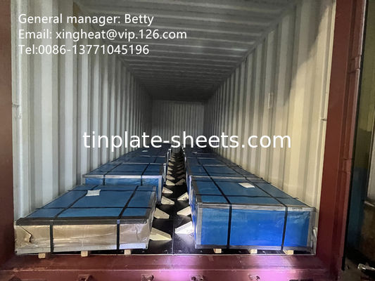 Kaliteli teneke levhalar ambalaj Kutular JIS G3303 Standart DR8 T4 T3 T2.5 2.8/2.8 taş bitirme