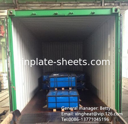 Tinplate Coil Endüstriyel Gereksinimler İçin Mükemmel Seçim 0.15-0.49mm Kalınlığı 600mm-986mm Genişliği T2-T5 Sıcaklığı