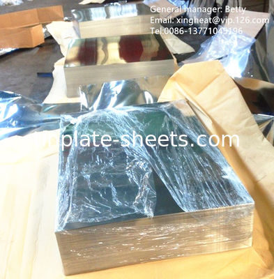 Paketleme endüstrisi için teneke bobin 25 metrik ton MOQ EXW/FOB/CFR/CIF L/C/T/T/DP Ödeme şartları MR ve SPCC malzemesi