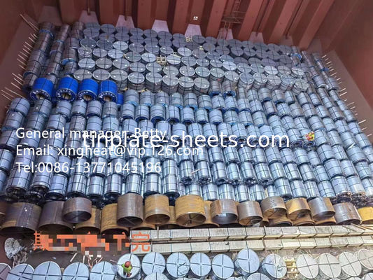 Paketleme Çözümleri İçin Dayanıklı Teneke Bobin Özel Boyutlar ve Kalınlıklar
