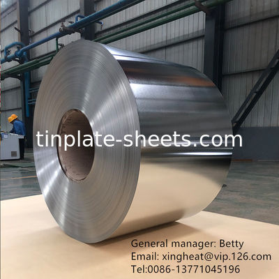 Kimyasal ve gıda kutuları için teneke levhalar MR SPCC Malzeme 0.15-0.49mm Kalınlığı 600mm-986mm Genişliği Parlak bitirme