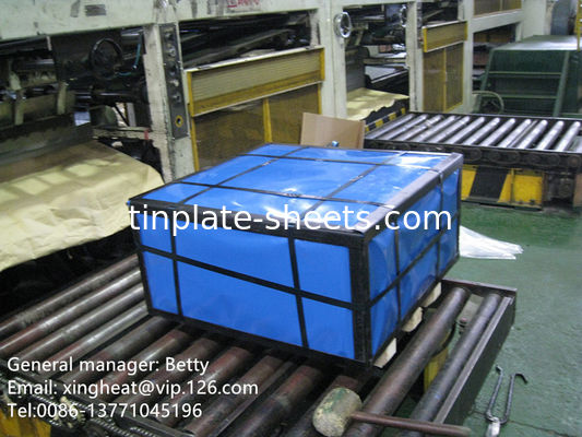 1.1/1.1-5.6/5.6 ve Yüzey Dönüşümüyle BA Annealed Tinplate Sheets Bright Stone Silver Matt