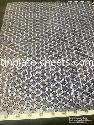 T2-T5 Tempered Tinplate Sheets DR8 DR7.5 ve DR9 Farklı uygulamalar için kullanılabilir