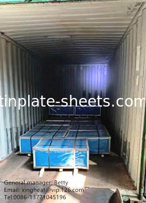 Genişliği 600 mm - 907 mm Tfs Taç Kapağı için Taş Yüzeyi Bitirilmiş Tin Free Steel JIS G3315 T3