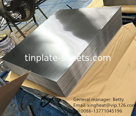 Genişliği 600 mm - 907 mm Tfs Taç Kapağı için Taş Yüzeyi Bitirilmiş Tin Free Steel JIS G3315 T3