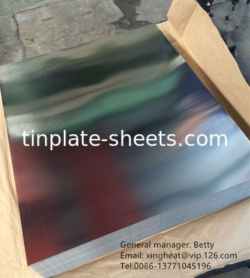Genişliği 600mm - 907mm Tfs Taç Kapakları için Taş Yüzeyi Bitirilmiş Tin Free Steel JIS G3315