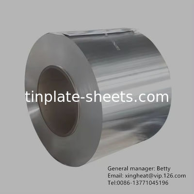 3-8 ton teneke olmayan çelik bobin JIS G3303 Standart Taş yüzeyi Bitirilmiş T3 T4 T5Temper