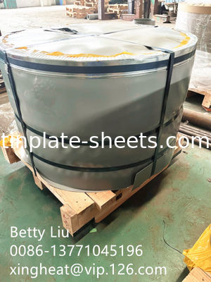 Tinplate taş bitirme Tin kaplama 2.0/2.0 1.1/1.1 Tinplate Mill Fabrikası Üretici T2.5 T3 T4 T5 DR8 DR9