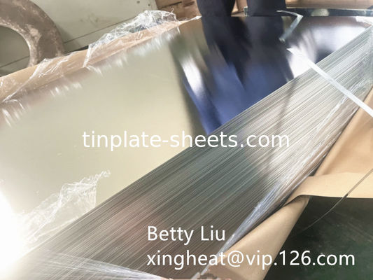 Dayanıklı BA / CA Annealing Tin Plate Çelik Mükemmel Korozyon Kanıt 2.0/2.0
