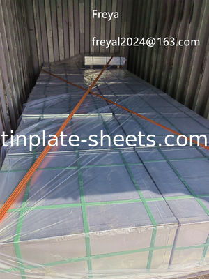 T2-T5 Tempered Tinplate Sheets DR8 DR7.5 ve DR9 Farklı uygulamalar için kullanılabilir