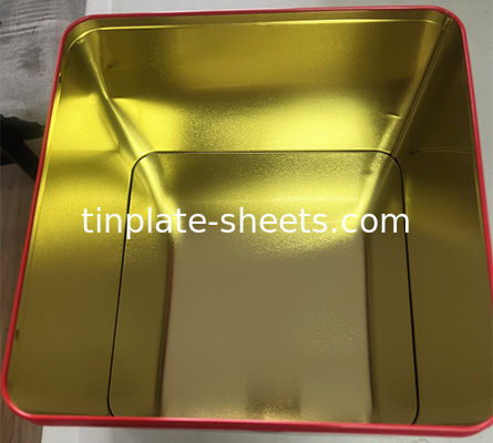 Tinplate Sheets Kahverengi Taş Gümüş Matt Tin Plated Steel Can Packaging Uygulamaları için