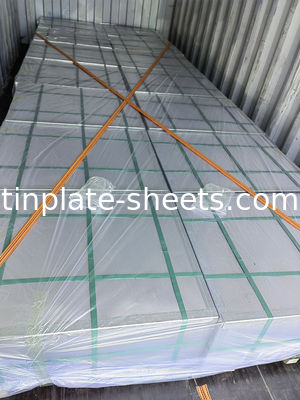 Özellik ve esneklik için DR8 DR7.5 ve DR9 sıcaklık seçenekleri ile Matt Tinplate In Sheets