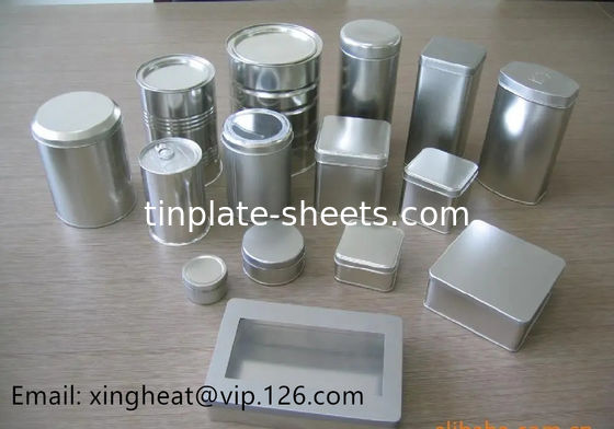 Kırmızı/Taş/Gümüş/Mat Finish ile özelleştirilebilir basılı teneke levha 600-986mm Genişliği 1.5-1.85MT Paket başına ağırlığı