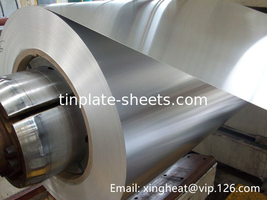 Ambalaj kutuları için teneke levhalar JIS G3303 Standart T3 T4 T5 DR8 2.8/2.8 STONE FINISH Elektrolitik teneke levhalar