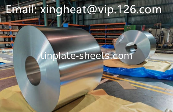 kaliteli teneke plaka Bobin 0.15mm-0.49mm Kalınlığı 2.8/2.8 2.0/2.0 teneke kaplama T2.5 T3 T4 T5 taş bitirme parlak bitirme