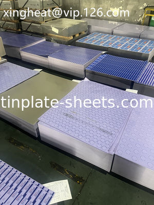Pas Direnci Baskılı Teneke Levha Genişliği 512mm-1100mm Yüksek Güçlü T3