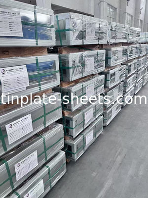 Özellik ve esneklik için DR8 DR7.5 ve DR9 sıcaklık seçenekleri ile Matt Tinplate In Sheets