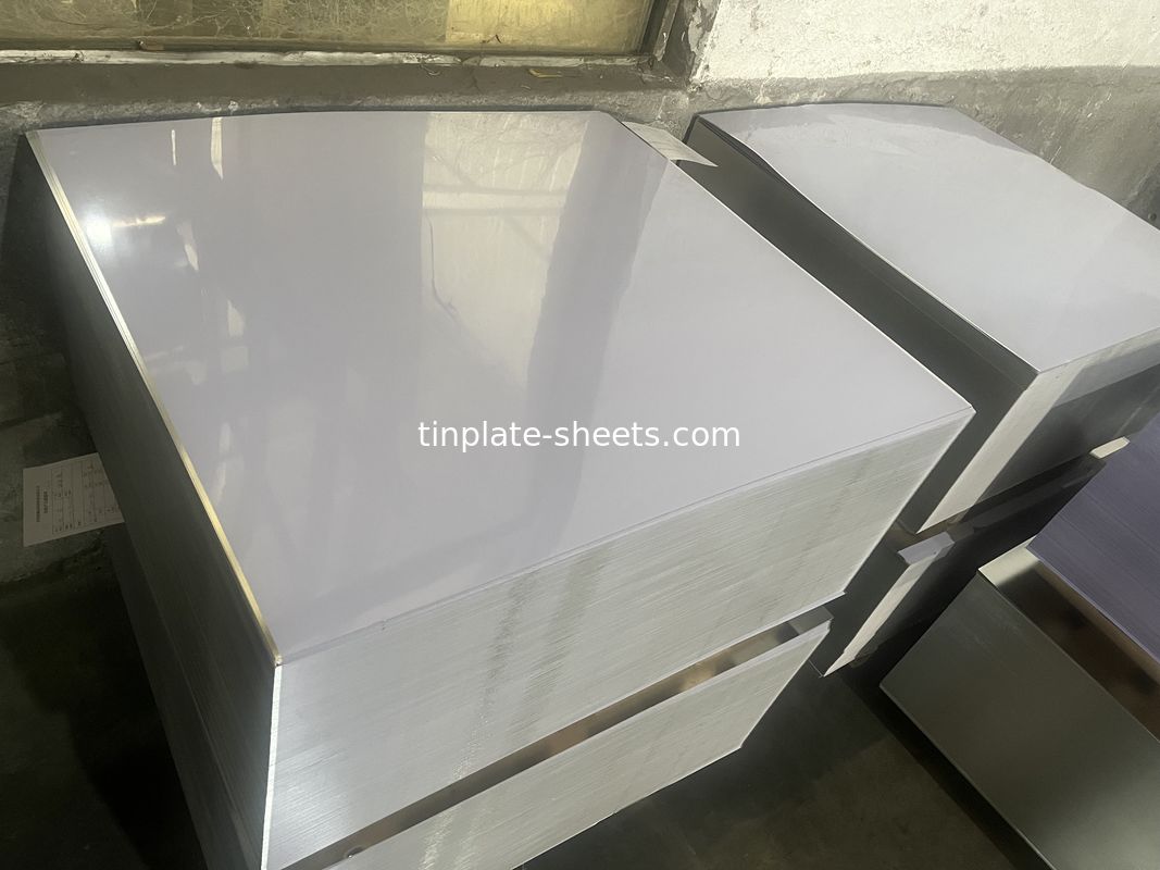 Paketleme için kaliteli teneke levhalar Konserve JIS G3303 Standart DR8 T4 T3 T2.5 2.8/2.8 taş bitirme