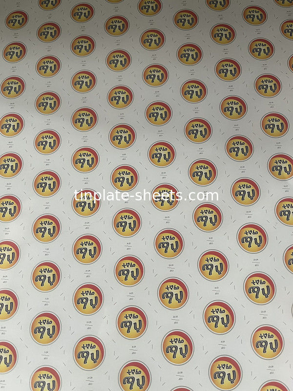 CMYK Renkli Baskılı Alaşımsız Çelik 512mm-907mm İyi şekillendirilebilirlik