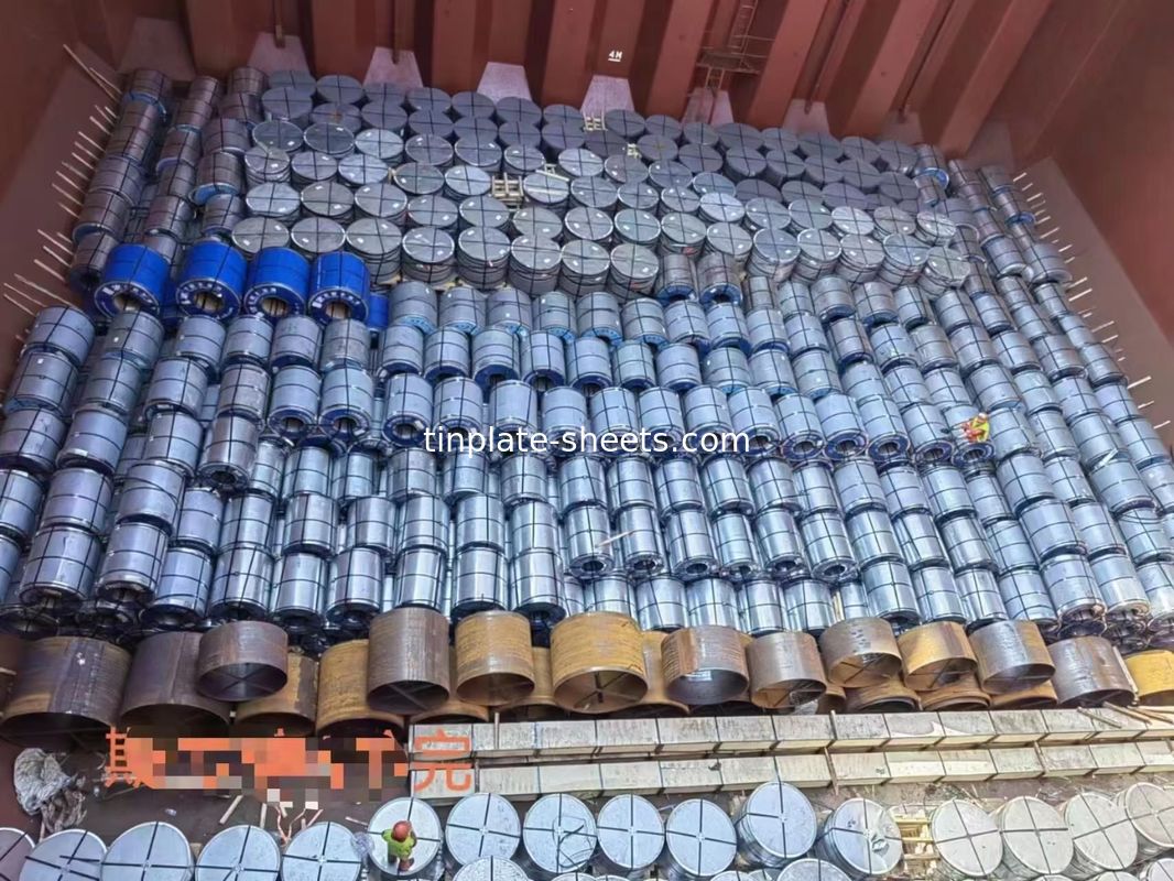 3-8 ton teneke olmayan çelik sarmal JIS G3303 Standart Taş yüzeyi bitmiş T3