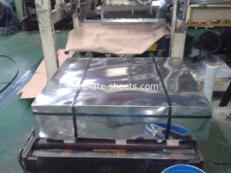 Paketleme için kaliteli teneke levhalar Konserve JIS G3303 Standart DR8 T4 T3 T2.5 2.0/2.0 taş bitirme