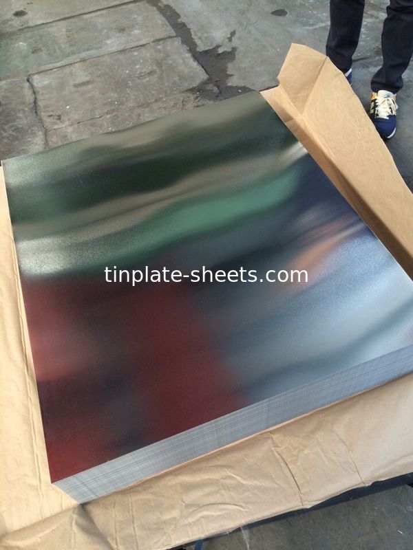 İyi kaliteli teneke levhalar 2.0/2.0 ambalaj için Konserve JIS G3303 Standart DR8 T4 T3 T2.5 2.8/2.8 taş bitirme