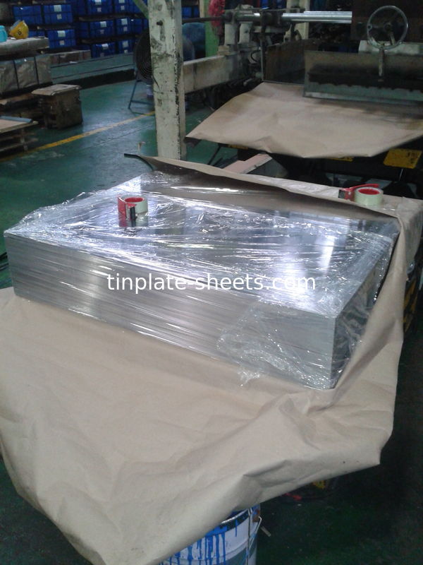 Paketleme için kaliteli teneke levhalar Konserve JIS G3303 Standart DR8 T4 T3 T2.5 2.8/2.8 taş bitirme
