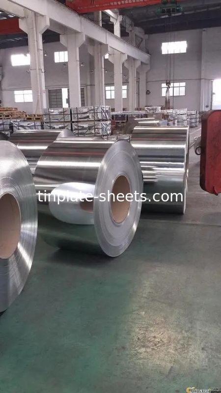 OEM ODM Servisi Teneke Bobin 512mm-986mm Genişliği Yüksek Performans 1.1/2.8 2.0/2.0