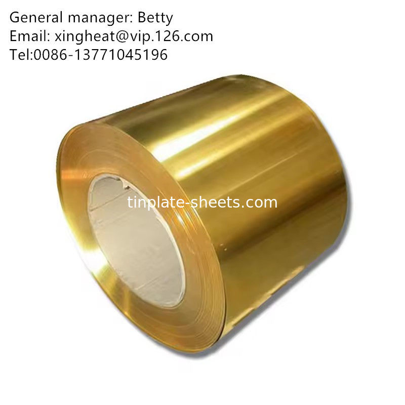 Tinplate Coil Endüstriyel Gereksinimler İçin Mükemmel Seçim 0.15-0.49mm Kalınlığı 600mm-986mm Genişliği T2-T5 Sıcaklığı