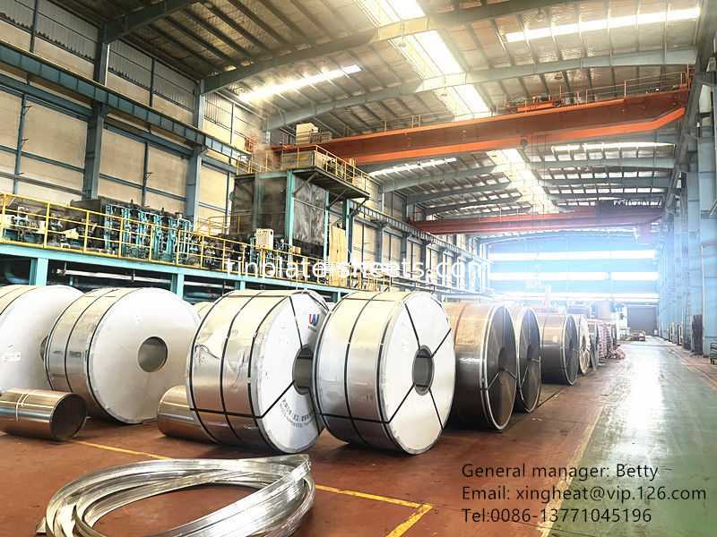 Matt Finish Tin Free Steel Strip 60-140mg/m2 Chrome kaplama ve 600mm-907mm Genişliği