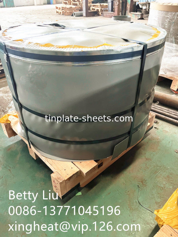 DR9 Annealing Bright/Silver/Mat Finish 600-1160mm Kesim Uzunluğu ile Taş Tinplate Yaprak