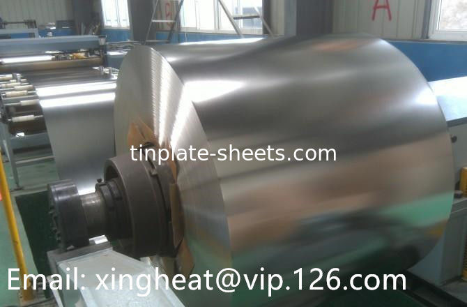 Tinplate Coil Sheets Mill Manufacturer Stone Silver Bright Finish T3 T4 T5 T2.5 DR8 T2.5 Kimyasal gıda kutuları için kullanılır
