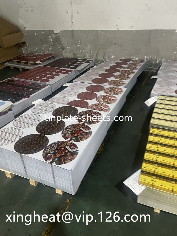 ASTM624 Standart 4 Renkli Baskılı Konserve 0.15m-0.40mm kalınlığı T3 T4 T5