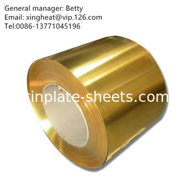 Food Grade Lacquered Tin Plate Coils