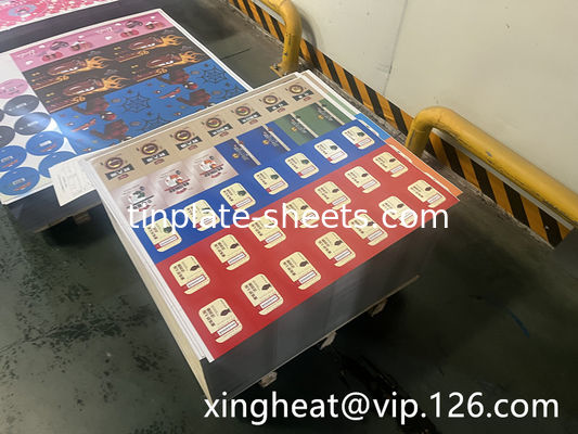 Small or Large Orders Accepted for Printed Tinplate 25 Metric Tons MOQ for Your Packaging Needs