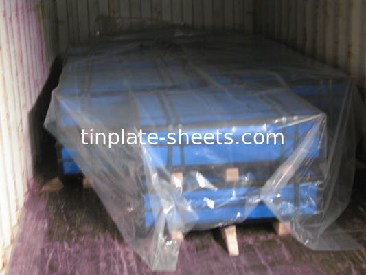 Paketleme kutuları için teneke levhalar GIS G3303 Standart T4 T3 DR8 STONE FINISH Elektrolitik teneke levhalar