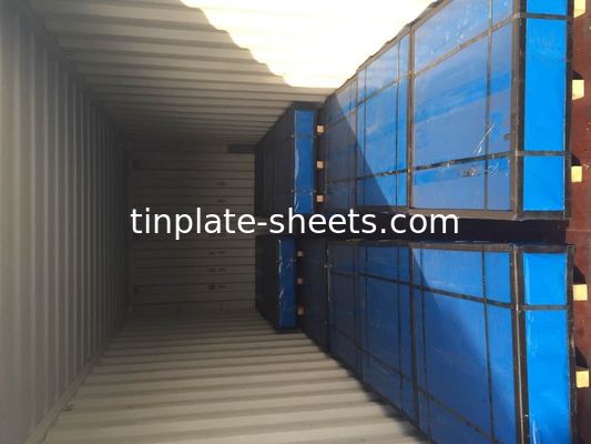 Paketleme kutuları için yüksek performanslı teneke levhalar 2.8/2.8 teneke kaplama JIS G3303 Standart T3 T5 DR8 STONE FINISH