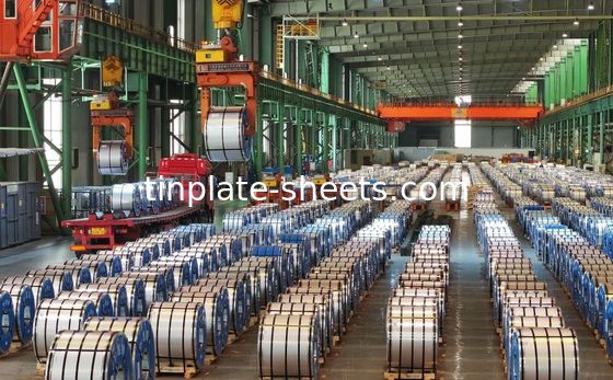 Good Quality Prime Tinplate Sheets For Packaging Can JIS G3303 Standart T3 2.8/2.8 Taş bitirme